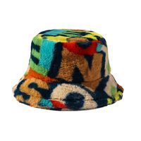 Unisex Hip-hop Retro Streetwear Letter Printing Wide Eaves Bucket Hat main image 2