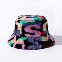 Unisex Hip-hop Retro Streetwear Letter Printing Wide Eaves Bucket Hat sku image 5