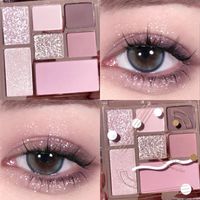 Casual Solid Color Plastic Eye Shadow main image 3