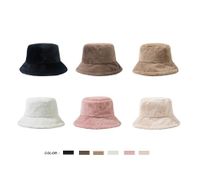 Women's Basic Simple Style Solid Color Wide Eaves Bucket Hat main image 3