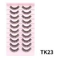 Lady Solid Color Chemical Fiber False Eyelashes 1 Piece sku image 5