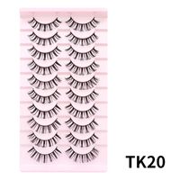 Lady Solid Color Chemical Fiber False Eyelashes 1 Piece sku image 2