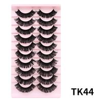 Lady Solid Color Chemical Fiber False Eyelashes 1 Piece sku image 44