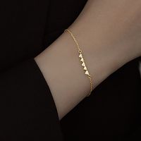 Casual Solid Color Sterling Silver Plating Inlay Zircon Silver Plated Bracelets main image 5