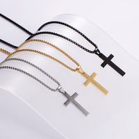 Classic Style Cross 304 Stainless Steel Plating 18K Gold Plated Women's main image 5