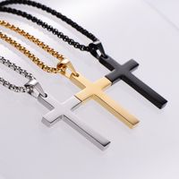 Classic Style Cross 304 Stainless Steel Plating 18K Gold Plated Women's main image 8