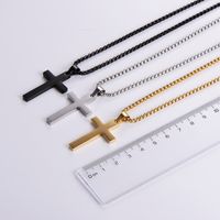 Classic Style Cross 304 Stainless Steel Plating 18K Gold Plated Women's main image 7