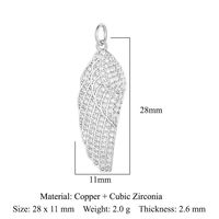Virgin Angel Copper Zircon Pendant Cross Diy Ornament Accessories Virgin Om Necklace Bracelet Pendant sku image 21