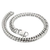 Hip-hop Retro Solid Color Titanium Steel Men's Bracelets Necklace sku image 3