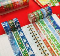 1 Set Santa Claus Christmas Christmas Washi Cartoon Style Washi Tape main image 3