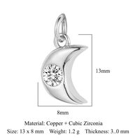 Simple Style Eye Butterfly Copper Plating Inlay Zircon 18k Gold Plated Charms Jewelry Accessories sku image 19