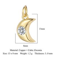 Style Simple Œil Papillon Le Cuivre Placage Incruster Zircon Plaqué Or 18k Charmes Bijoux Accessoires sku image 10