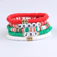 Simple Style Classic Style Letter Soft Clay Wholesale Bracelets main image 1