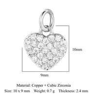 Simple Style Key Copper Plating Inlay Zircon 18k Gold Plated Jewelry Accessories sku image 8