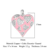1 Piece Copper Zircon Plating Inlay Polished Pendant sku image 19