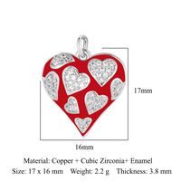 1 Piece Copper Zircon Plating Inlay Polished Pendant sku image 20