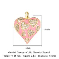 1 Piece Copper Zircon Plating Inlay Polished Pendant sku image 21