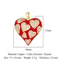 1 Piece Copper Zircon Plating Inlay Polished Pendant sku image 22