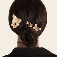 Women's Simple Style Butterfly Metal Plating Hair Clip main image 1