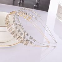 Simple Style Bow Knot Alloy Inlay Rhinestones Hair Band main image 1