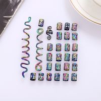 Simple Style Solid Color Alloy Plating Hair Clip main image 5
