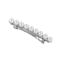 Simple Style Commute Round Alloy Inlay Pearl Hair Clip sku image 4