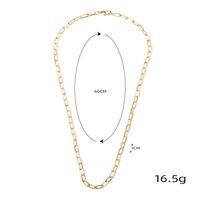 Casual Geometric Titanium Steel Plating Necklace main image 4