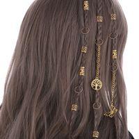 Simple Style Classic Style Solid Color Alloy Plating Hair Buckle main image 1