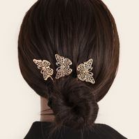 Sweet Butterfly Metal Hollow Out Hair Clip main image 5
