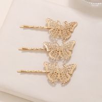 Sweet Butterfly Metal Hollow Out Hair Clip main image 4