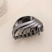 Elegant Solid Color Alloy Hollow Out Hair Claws main image 4