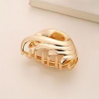 Elegant Solid Color Alloy Hollow Out Hair Claws sku image 1