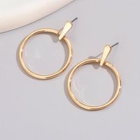 1 Pair Vintage Style Exaggerated Floral Hollow Out Alloy Zinc Ear Studs sku image 2