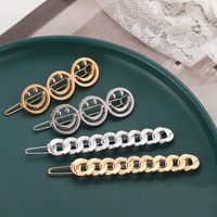 Simple Style Solid Color Zinc Alloy Plating Hair Clip main image 1