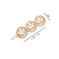 Simple Style Solid Color Zinc Alloy Plating Hair Clip main image 4