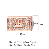1 Piece Copper Zircon Solid Color sku image 19
