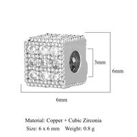 1 Piece Copper Zircon Solid Color sku image 1