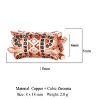1 Piece Copper Zircon Solid Color sku image 23