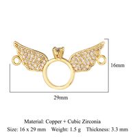 Simple Style Starfish Lotus Butterfly Copper Plating Inlay Zircon Gold Plated Silver Plated Charms Jewelry Accessories sku image 22