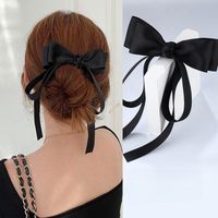 Simple Style Bow Knot Cloth Handmade Hair Clip main image 1
