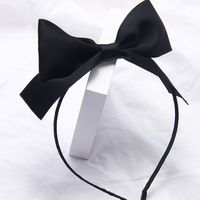 Women's Cute Bow Knot Cloth Ribbon Hair Clip Hair Band sku image 1