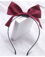 Women's Cute Bow Knot Cloth Ribbon Hair Clip Hair Band sku image 3