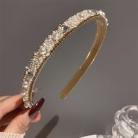 Vintage Style Solid Color Arylic Hair Band sku image 1