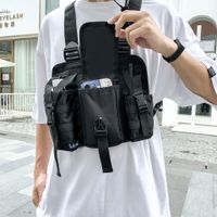 Men's Streetwear Solid Color Oxford Cloth Waist Bags main image 2