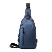 Hommes Des Sports Couleur Unie Nylon Étanche Taille Sacs sku image 1