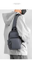Men's Streetwear Solid Color Polyester Waterproof Waist Bags main image 1