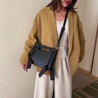 Women's All Seasons Pu Leather Solid Color Elegant Square Open Square Bag main image 4