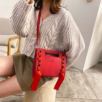 Women's All Seasons Pu Leather Solid Color Elegant Square Open Square Bag main image 5