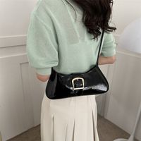 Women's All Seasons Pu Leather Solid Color Streetwear Square Magnetic Buckle Square Bag main image 5