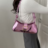 Women's All Seasons Pu Leather Solid Color Streetwear Square Magnetic Buckle Square Bag main image 4